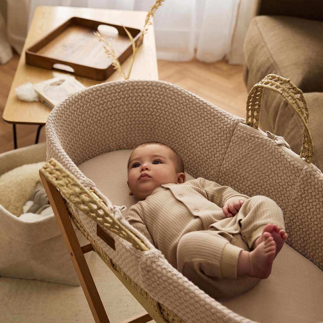 How long can a baby sleep in a Moses Basket?