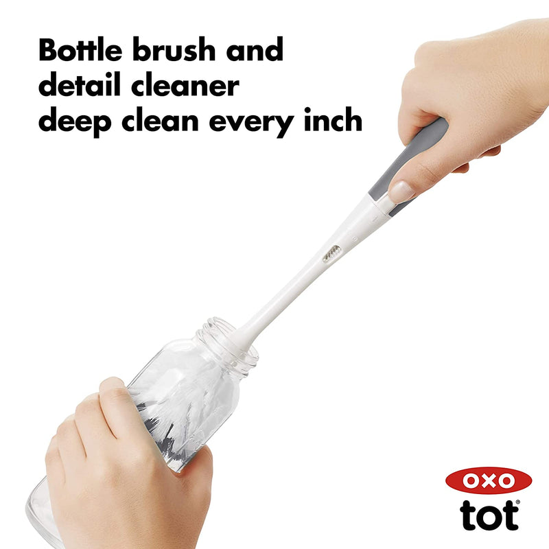 OXO Tot Travel Size Drying Rack with Bottle Brush-15