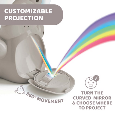 CHICCO Rainbow Bear Projector and Soother-2