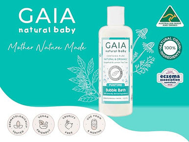 Gaia Baby Bubble Bath - Funtime 250ml-2