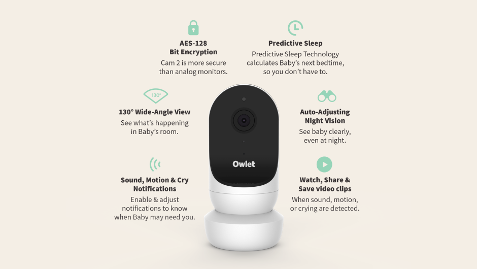 Owlet Cam 2 Baby Video Monitor-16