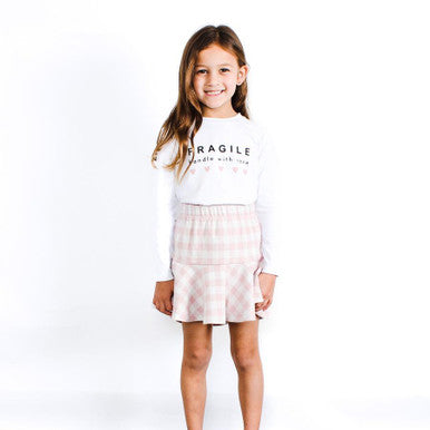 TINY TRIBE Fragile Long Sleeve Heart Tee-2