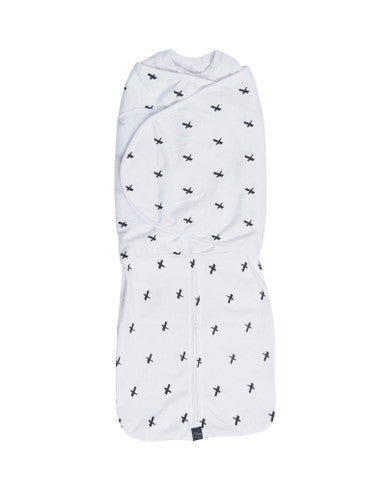 Mum 2 Mum Summer Dream Swaddle - Black Cross-3