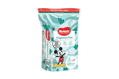 Huggies Wipes Fragrance Free Refill 240s-1