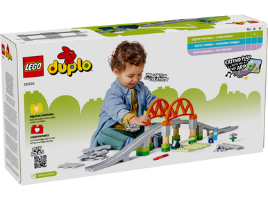 LEGO DUPLO 10426 Train Bridge and Tracks Expansion Set-3