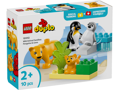 LEGO Duplo 10442 Wild Animal Families: Penguins & Lions-2