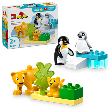LEGO Duplo 10442 Wild Animal Families: Penguins & Lions-1