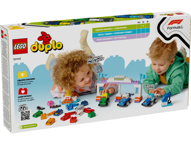 LEGO Duplo 10445 F1 Team Race Cars & Drivers-3