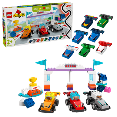 LEGO Duplo 10445 F1 Team Race Cars & Drivers-1