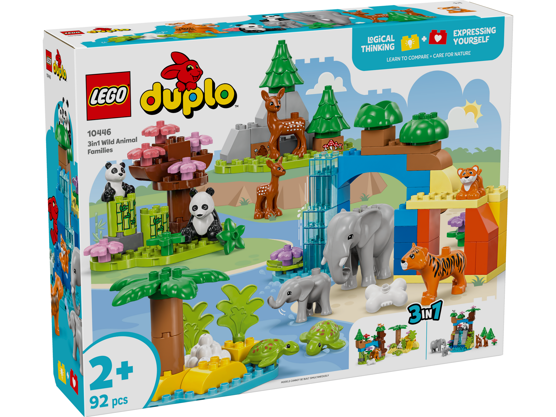 LEGO Duplo 10446 3in1 Wild Animal Families-2