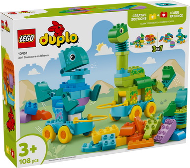 LEGO Duplo 10451 3in1 Dinosaurs on Wheels-2