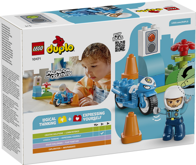 LEGO Duplo 10471 Blue Police Motorcycle-3
