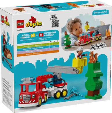 LEGO DUPLO 10473  Fire Truck with Hose and Firefighter-2