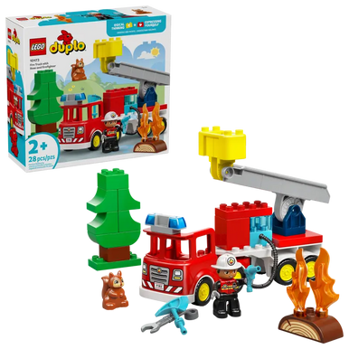 LEGO DUPLO 10473  Fire Truck with Hose and Firefighter-1