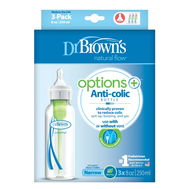 Dr Browns Options+ Narrow Neck Bottle 250ML (3pk)-2