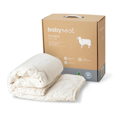 Babyrest Cot Quilt Wool Filled-1