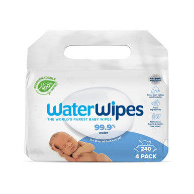 WaterWipes Chemical Free Baby Wipes 240s-1