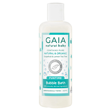 Gaia Baby Bubble Bath - Funtime 250ml-3