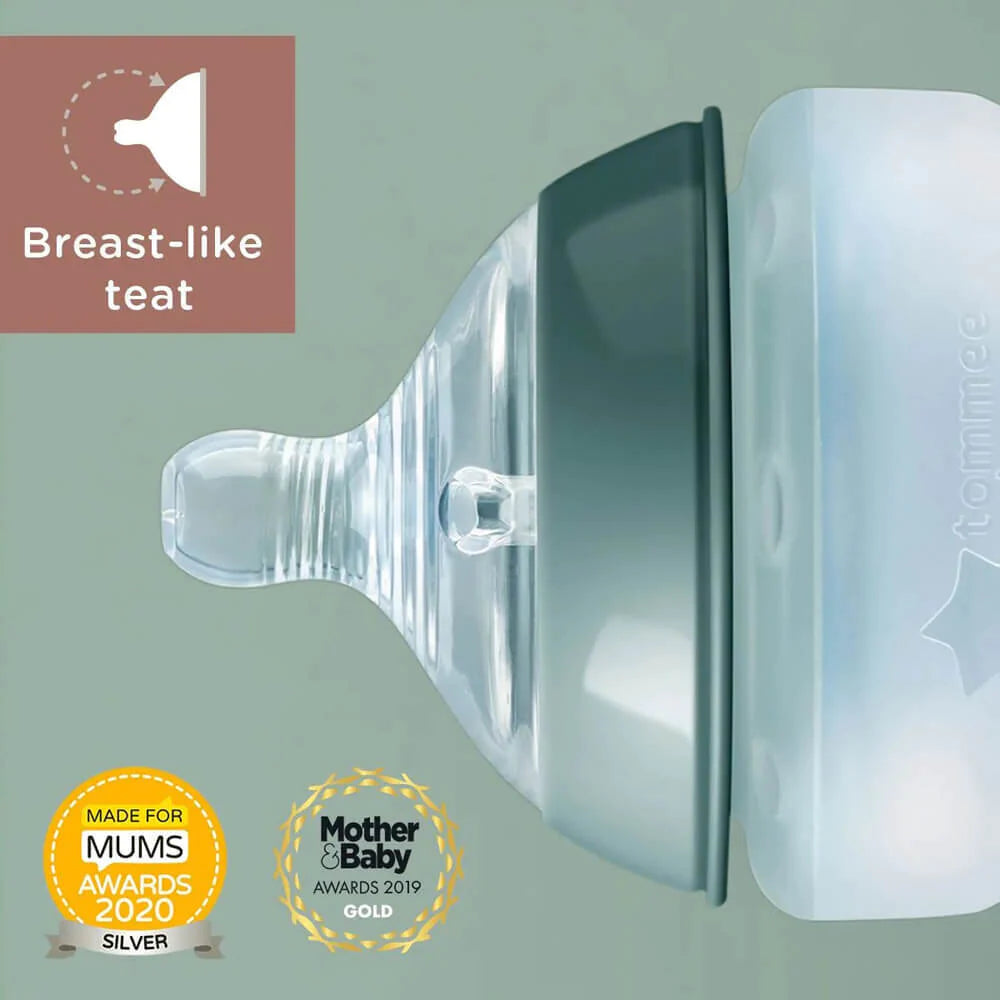 Tommee Tippee Closer To Nature Silicone Bottle 260ml 2pk-5