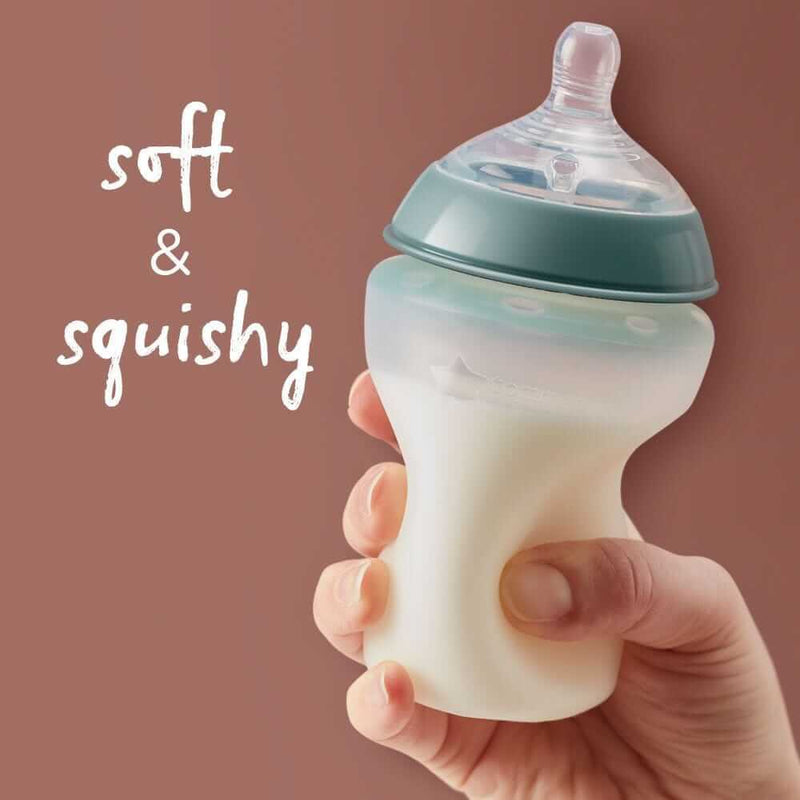 Tommee Tippee Closer To Nature Silicone Bottle 260ml 2pk-8