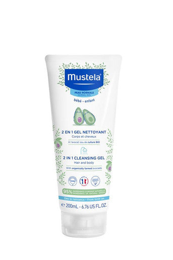 Mustela 2 in 1 Cleansing Gel 200ml-1