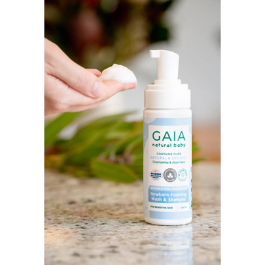 Gaia Newborn Foam Wash & Shampoo 150ml-2
