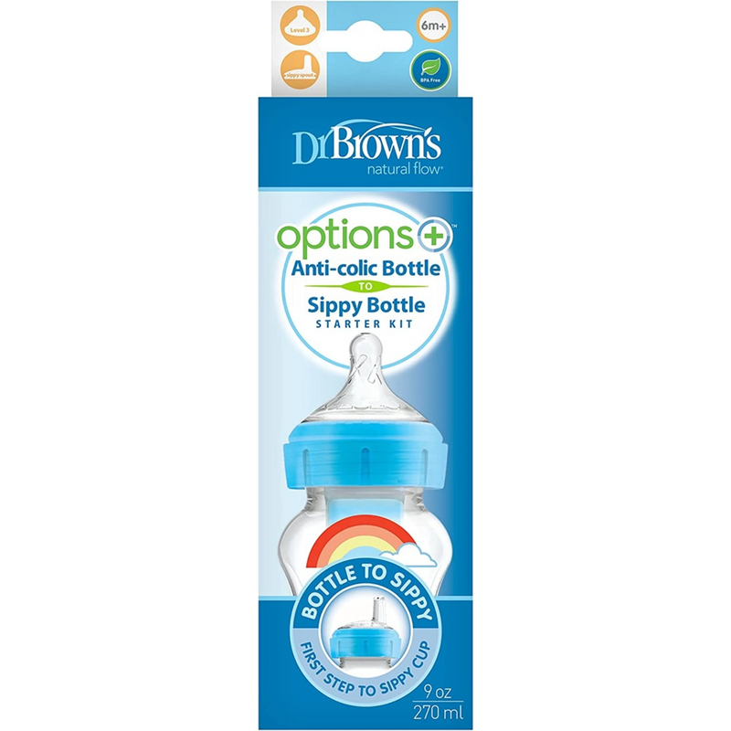 Dr Browns Options+ Anti-colic Sippy Bottle Starter Kit-4