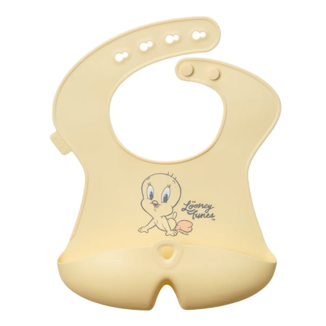 B.BOX Looney Tunes Silicone Bib - Tweety-1