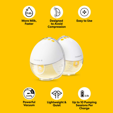 MEDELA Motion InBra Wearable Breast Pump - Single Electric-2