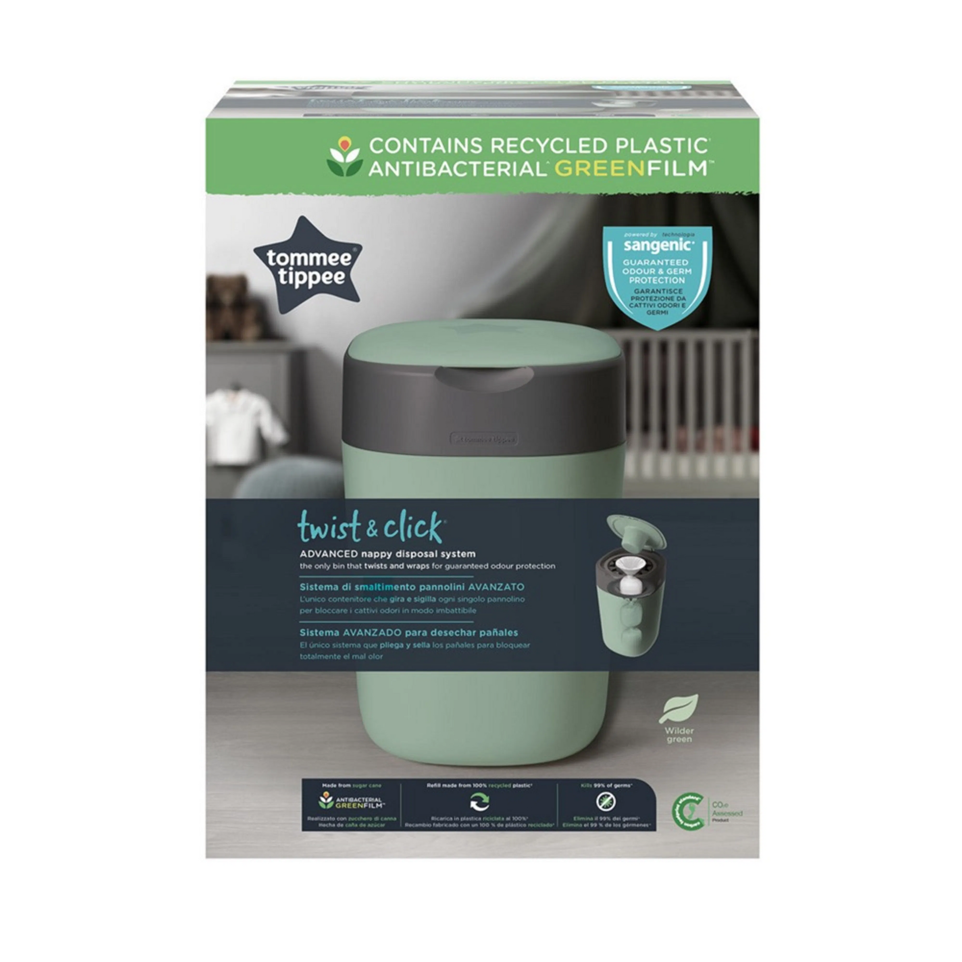 Tommee Tippee Twist & Click Nappy Disposal Unit-4