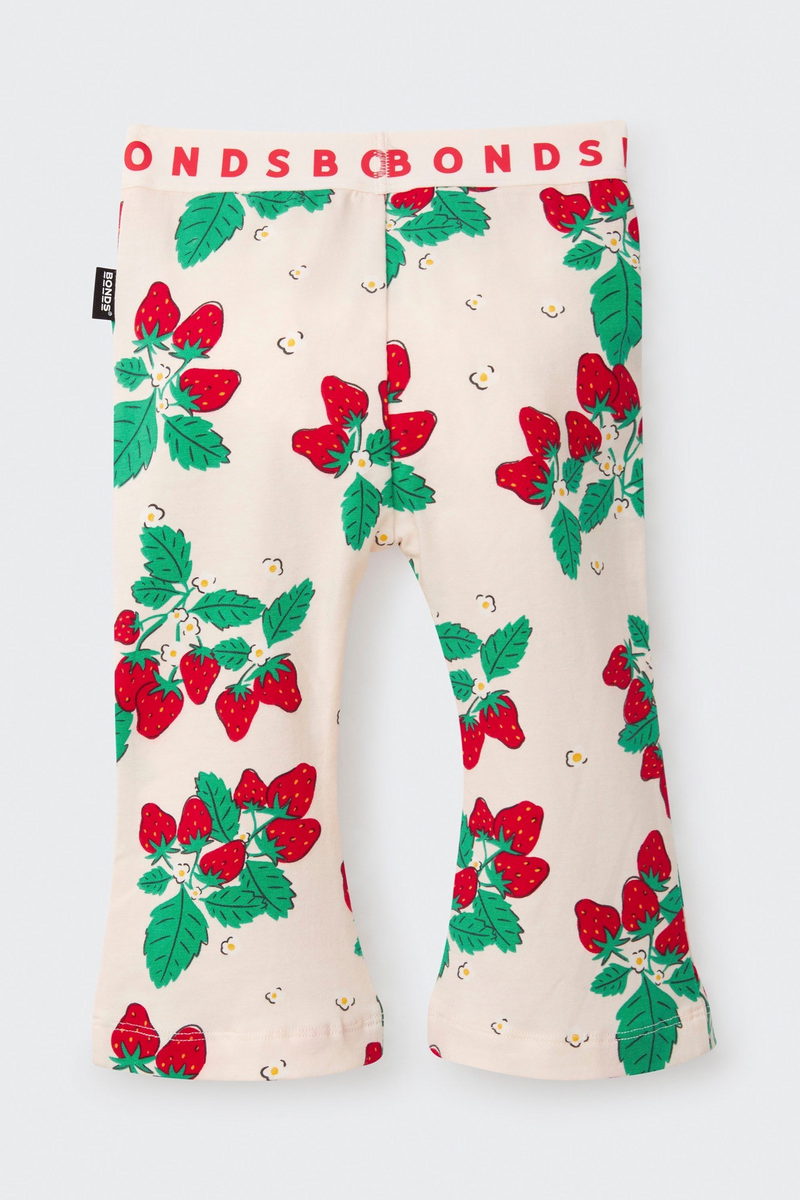 Bonds Roomies Flare Pant - Strawberry Fields-1