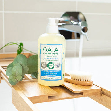 Gaia Natural Baby 2-in-1 Shampoo & Conditioner-1