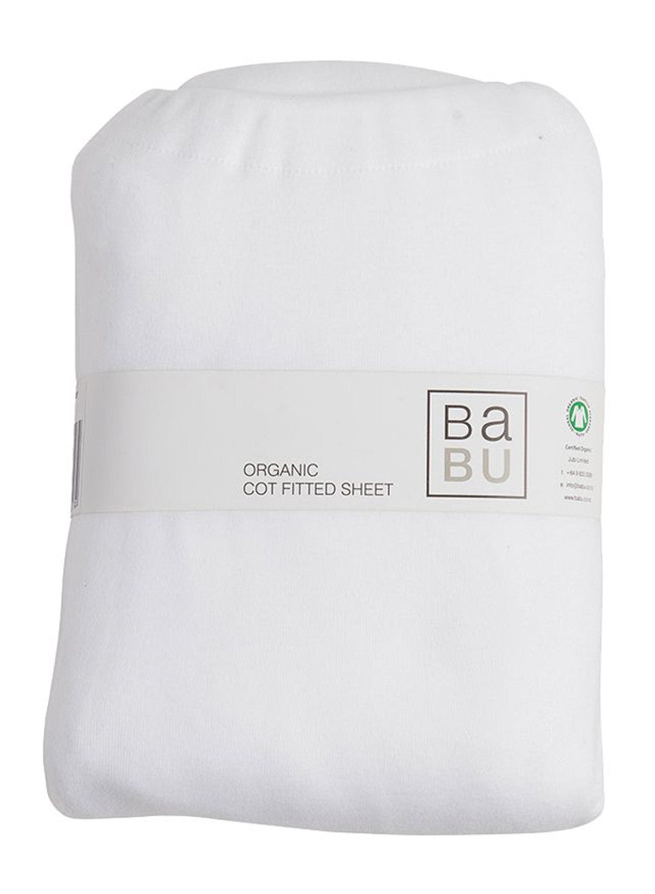 Babu Organic Cot Fitted Sheet-24