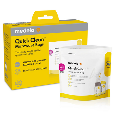 Medela Feeding Quick Clean Microwave Bags (5pks)-2