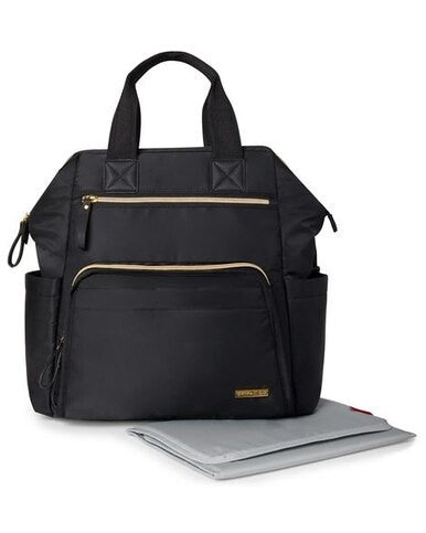 Skip Hop Mainframe Wide Open Diaper Backpack - Black-3