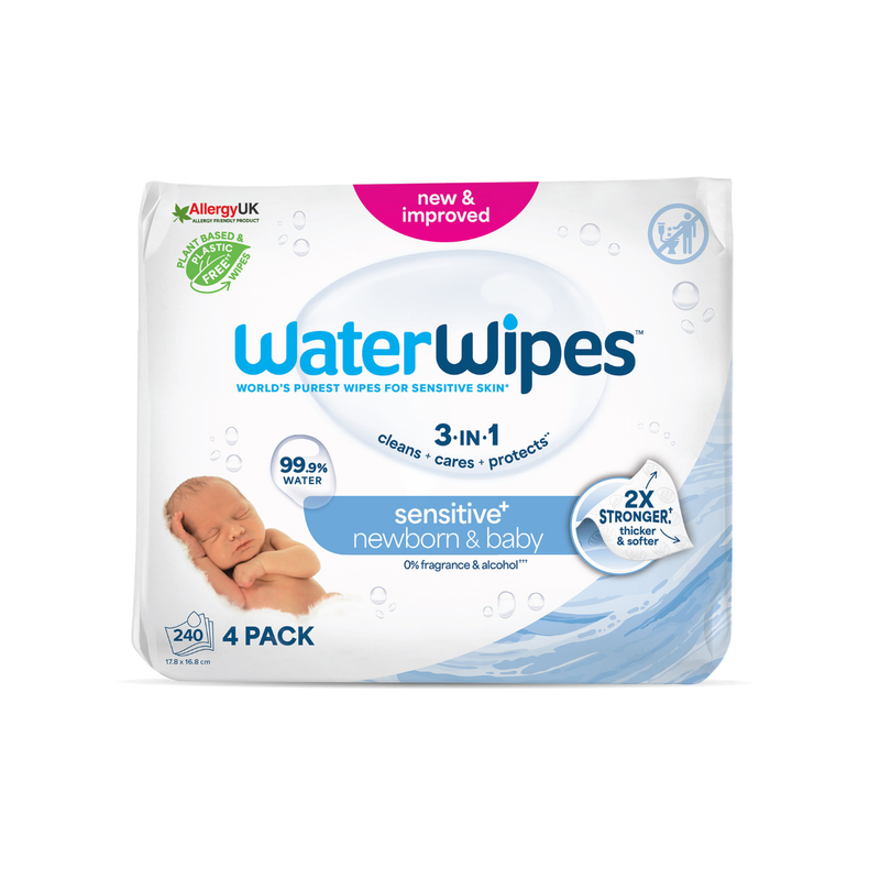 WaterWipes Chemical Free Baby Wipes 240s-1