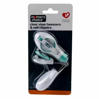 Mother's Choice Clear View Tweezer/Nail Clipper Combo-1