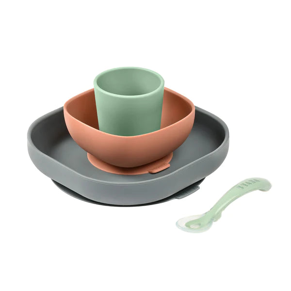 Beaba Silicone Suction Meal Set-7