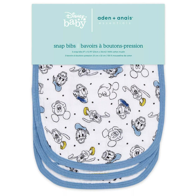 Aden & Anais Snap Bibs - 3 pack-27