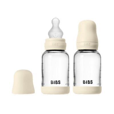 BIBS Baby Bottle Complete Set 2pk - Ivory-4