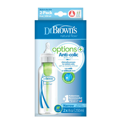 Dr Browns Options+ Narrow Neck Bottle 250ml (2pack)-2