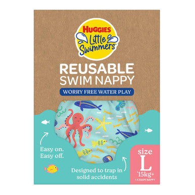 Huggies Little Swimmers Reusable Swim Nappy Large-1