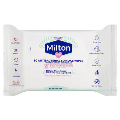 Milton Wipes Antibacterial Surface 30 Pack-1