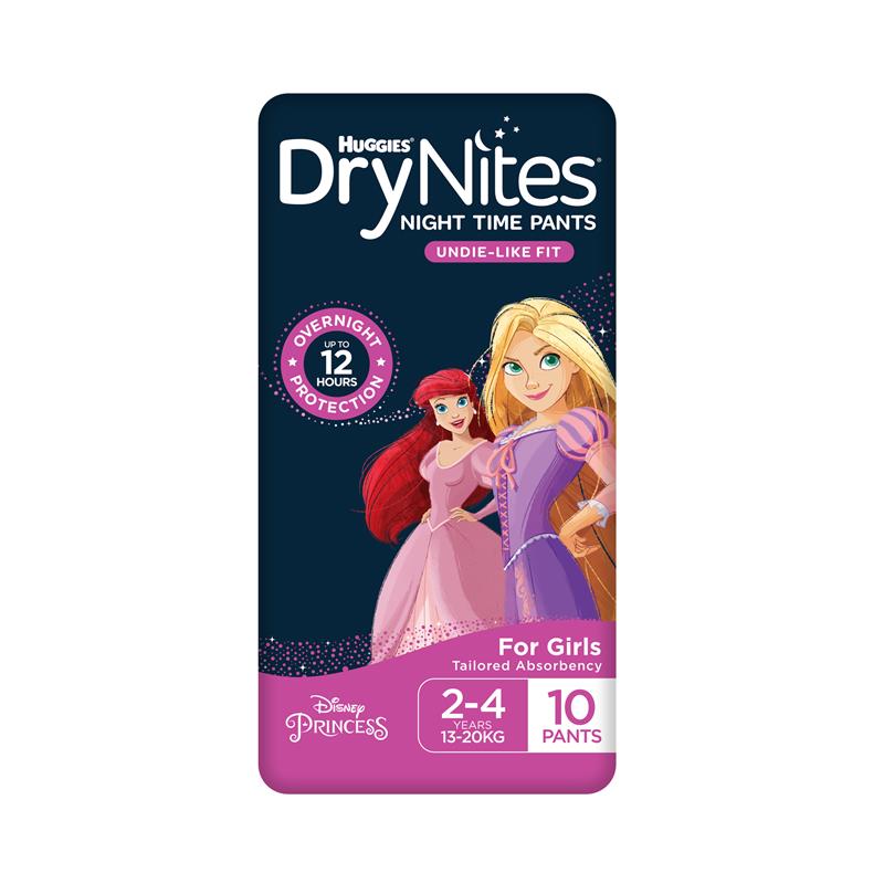 Huggies DryNites Small for Girls 10s-1