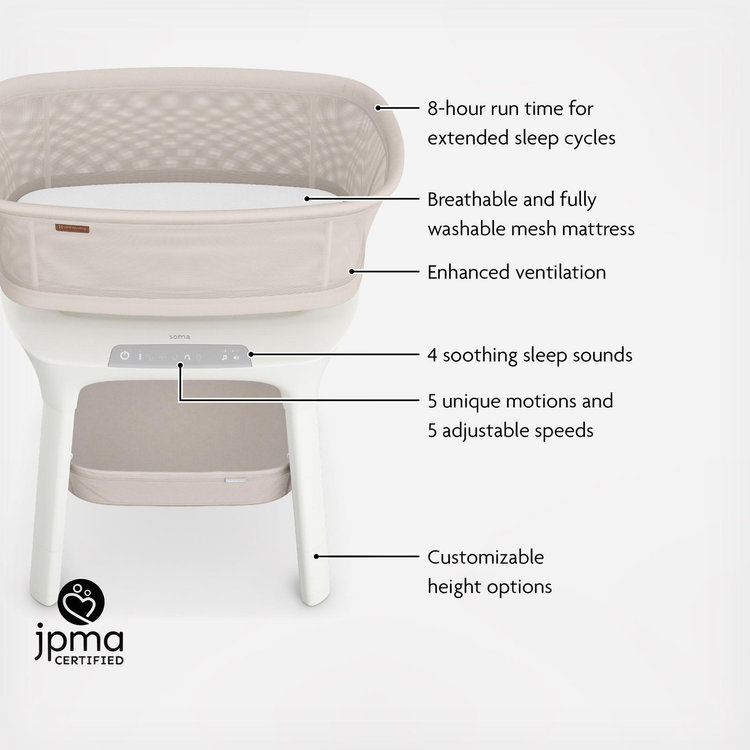 UPPABABY Soma Smart Bassinet Complete Bundle-2