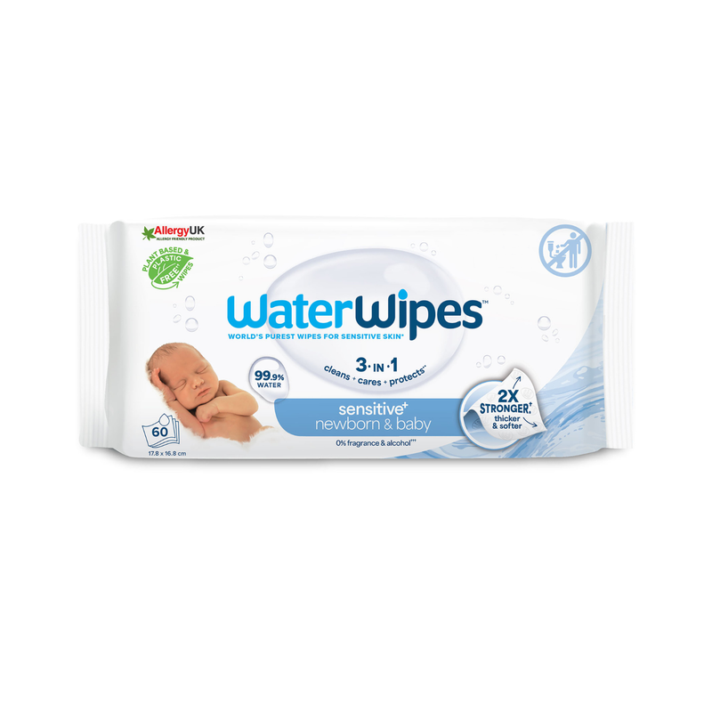 WaterWipes Chemical Free Baby Wipes 60s-1
