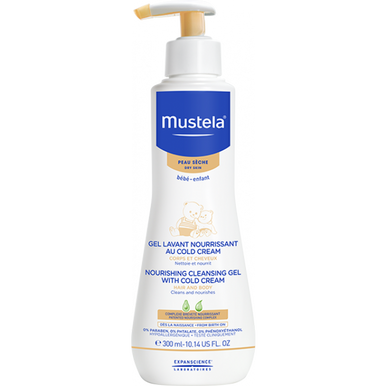 Mustela Nourishing Cleansing Gel w/ Cold Cream 300ml-1