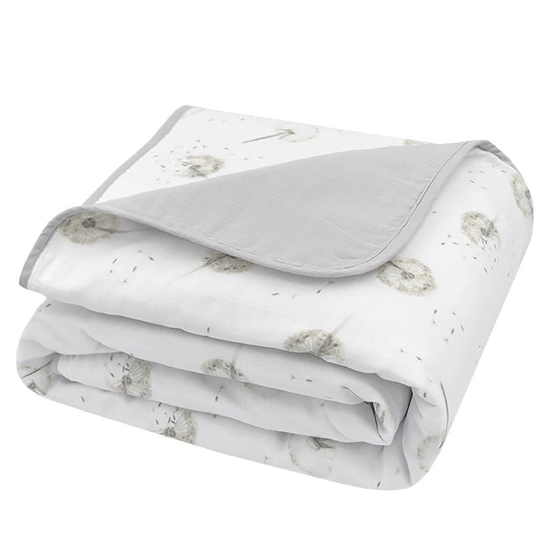 Living Textile Organic Muslin Cot Blanket-5