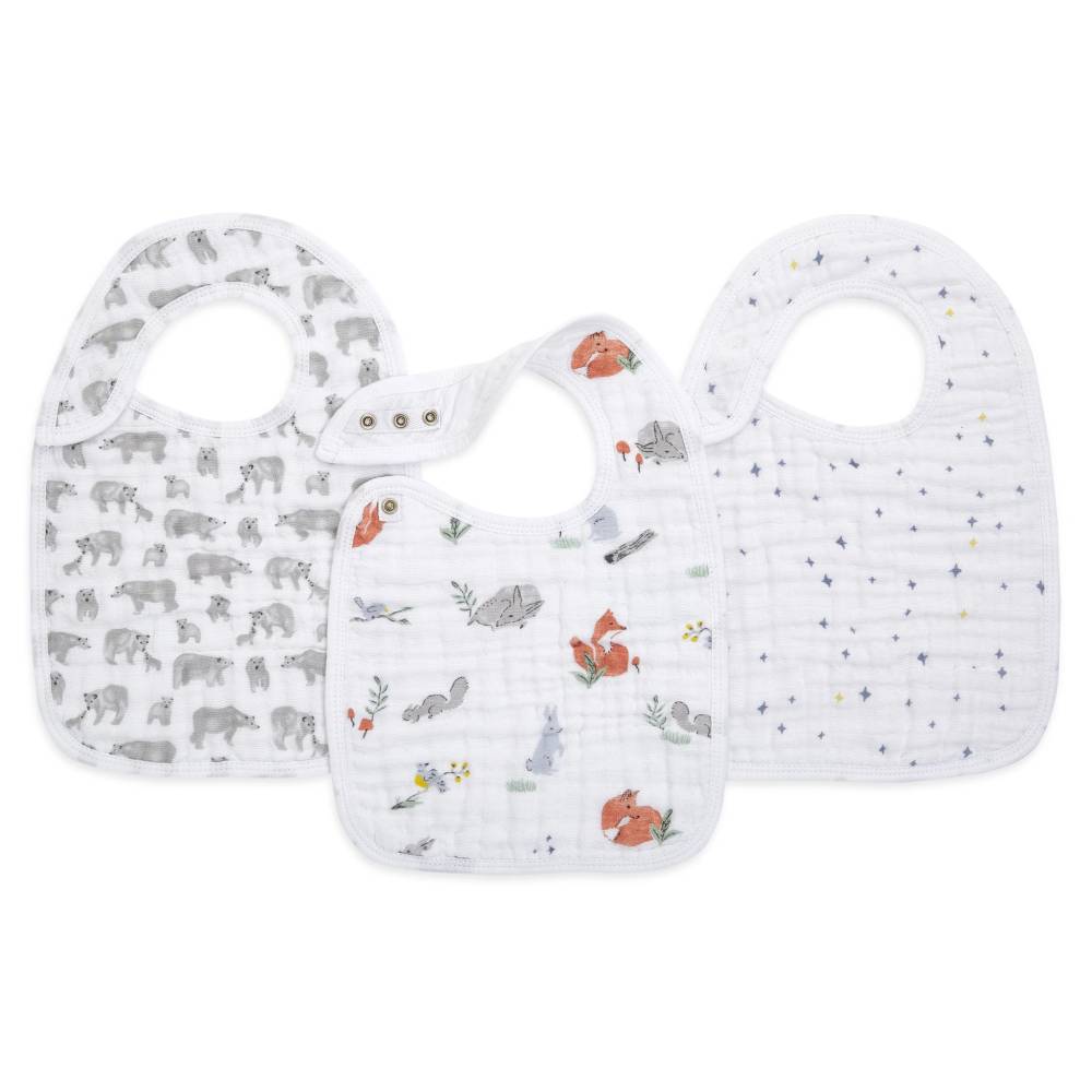 Aden & Anais Snap Bibs - 3 pack-8