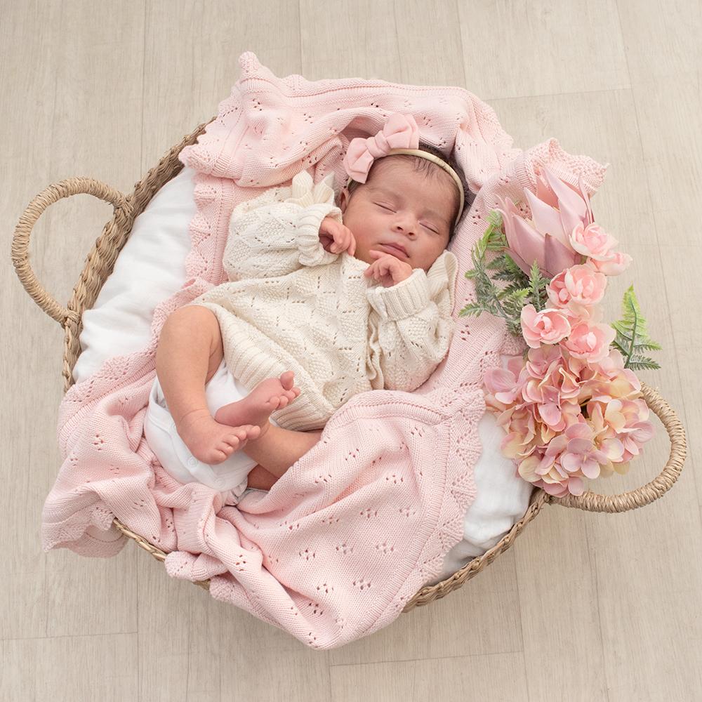 Living Textiles Bamboo Cotton Heirloom Blanket-4